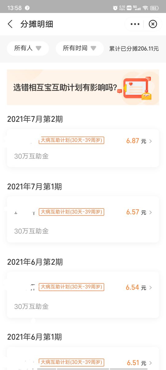 相互保现在一个月扣多少钱（相互保的费用越来越高）-4