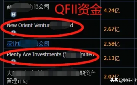 什么是北向资金（北向资金流入个股实时查询）