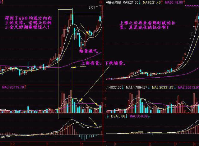 股票几种颜色线分别代表什么（股票均线图基础知识）-1