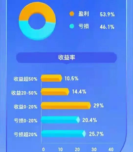 2021年炒股赚钱的人多吗，2021股民盈利比例