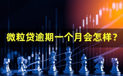 微粒贷逾期一个月会怎样？