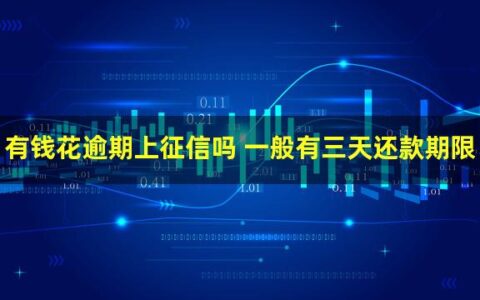 有钱花逾期会不会上征信，有三天宽限期