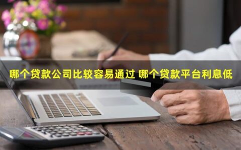 哪个贷款公司最容易通过？这几个利息低值得推荐