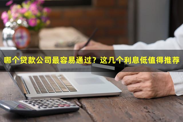 哪个贷款公司最容易通过？这几个利息低值得推荐