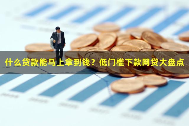 什么贷款能马上拿到钱？低门槛下款网贷大盘点