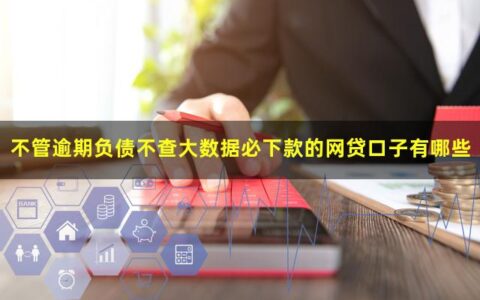 不管逾期负债，不查大数据必下款的网贷口子有哪些？