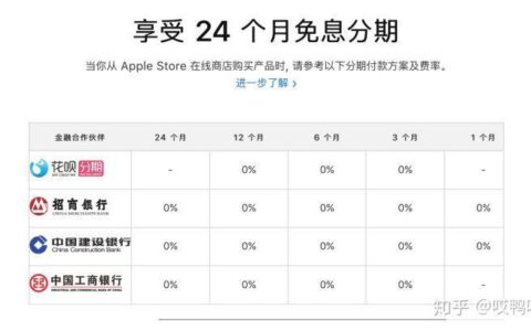苹果24期免息真的不要利息吗？