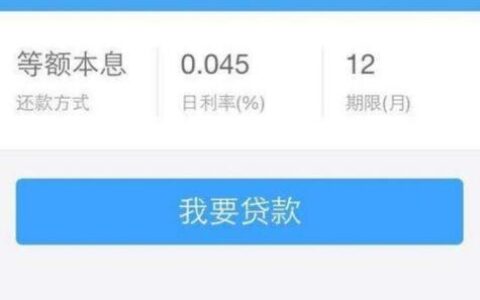 类似花呗的小额借款，哪家最靠谱？