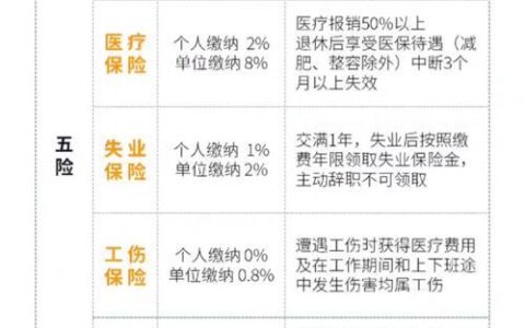 五保险包括哪些？