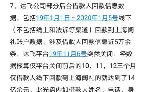 达飞云贷不用还了？还钱还是不还，看完这篇文章就知道了
