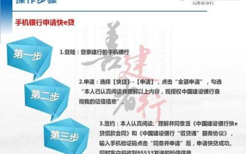 建行快贷贷款取现方法介绍