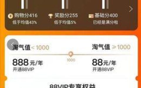 淘宝淘气值是什么？如何提升？有什么作用？