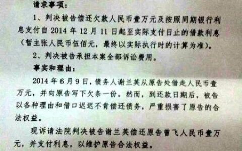 被人起诉了暂时没钱还怎么办？