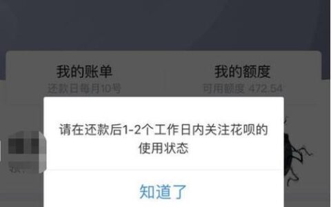花呗状态异常是什么意思？如何解决？