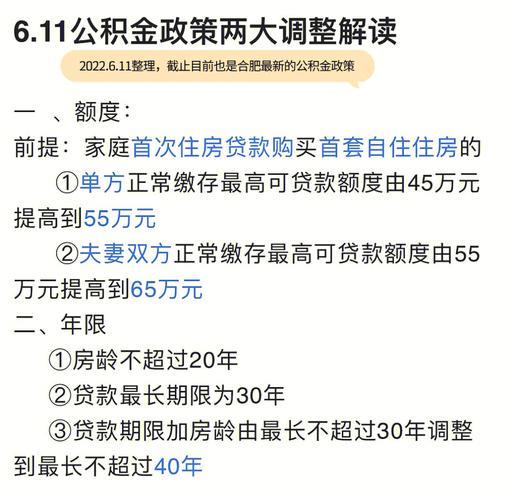 合肥公积金提取攻略，2023年最新政策解读