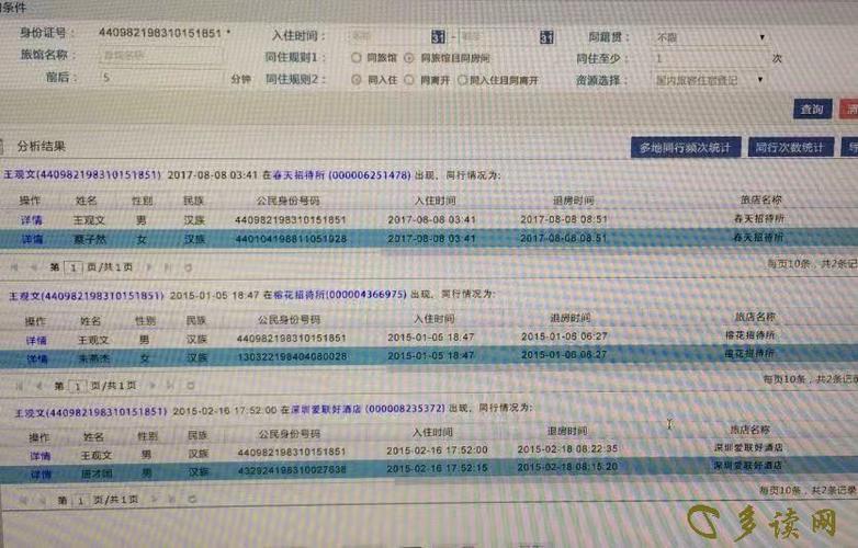 开的房记录会显示几个人开么？
