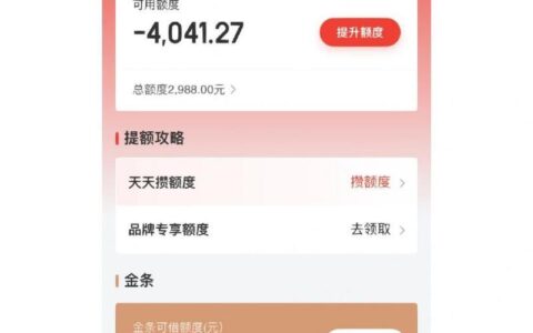 京东白条可用额度为负数的后果