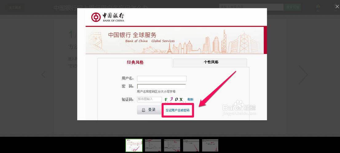 中国银行个人网上银行登录