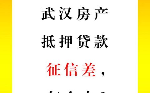 征信不好有房子抵押可以贷款吗？