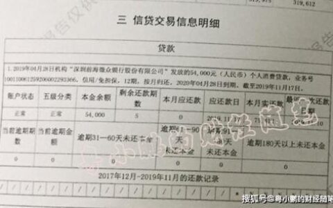 微众银行贷款上征信吗？