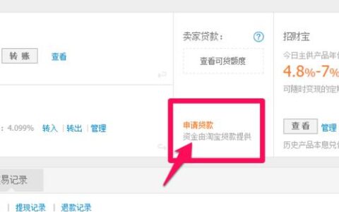 淘宝小额贷款在哪里？