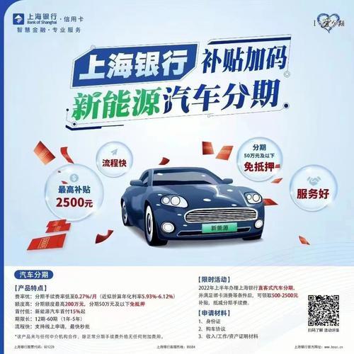 信用卡分期可以贷款买车吗？