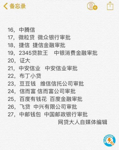 网贷口子大全：不上征信的有哪些？
