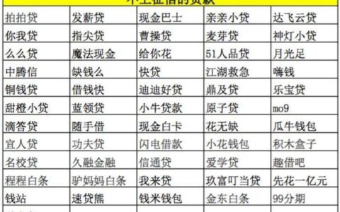 征信不好网贷多哪里可以借钱？