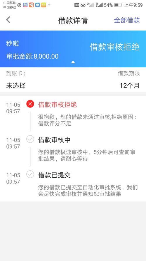网贷平台申请被拒？可能是这些原因！