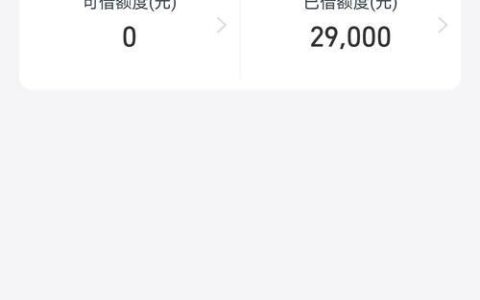 借呗额度最低是多少？