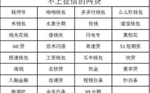 不上征信的网贷平台，真的安全吗？深度解析不上征信贷款的风险与隐患