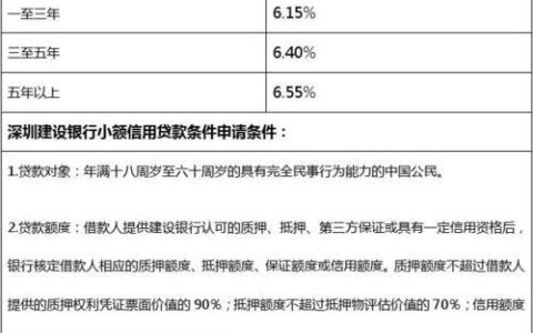 建设银行小额贷款：条件、流程、注意事项全解析