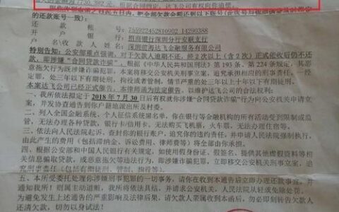 网贷逾期收到短信律师函：切勿恐慌，冷静应对