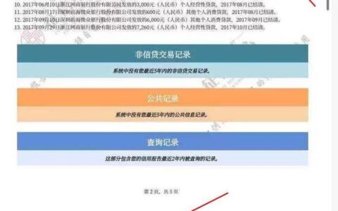 征信贷款已结清记录保存多久？