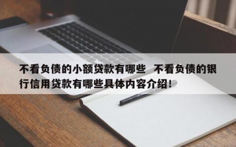 【深度解析】不查征信不查负债的网贷真的存在吗？