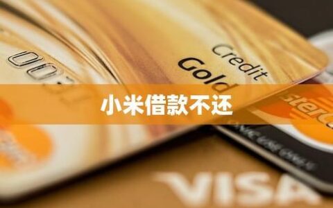 小米贷款上征信了？借款需谨慎！