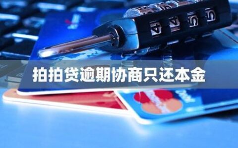 拍拍贷协商只还本金？这样做成功率更高！