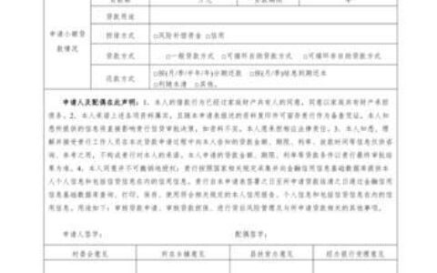 贫困户小额贷款申请指南：所需材料清单及注意事项