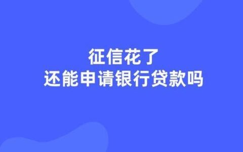 负债高、征信花，还能贷款吗？