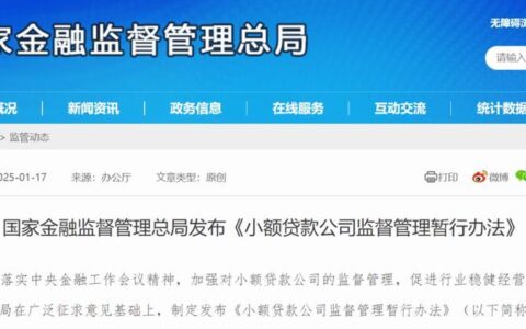 小额贷款公司监管机构：谁来保障你的权益？