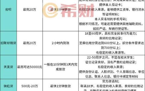 2025年最新：十大正规网络贷款平台排行榜，安全借款必看！