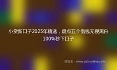 2025年网贷新趋势：快速下款口子盘点与避坑指南
