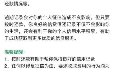 小额贷款影响征信多久？与应对策略