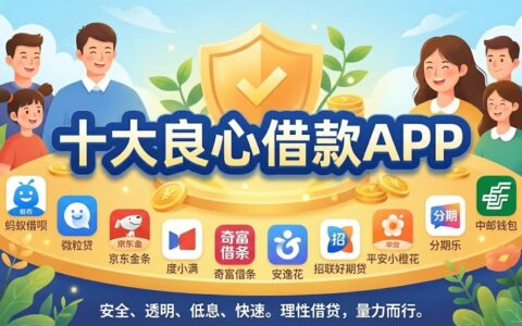 2025年十大良心借款APP推荐：正规低息靠谱平台排行榜