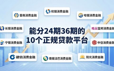 2026年能分24期36期的10个正规贷款平台：长分期低息持牌机构推荐