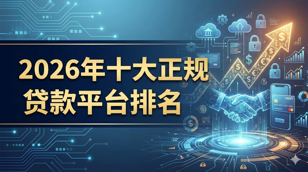 2026年十大正规贷款平台排名榜单：靠谱持牌网贷推荐及利率对比