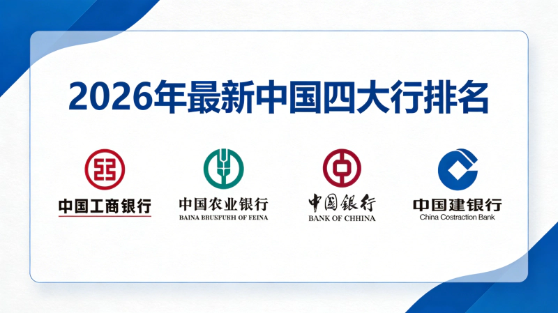 中国四大银行是哪四大？工农中建详解，2026年最新四大行排名