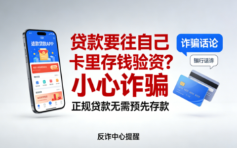 贷款要往自己卡里存钱验资？真相曝光！99%是骗局别上当