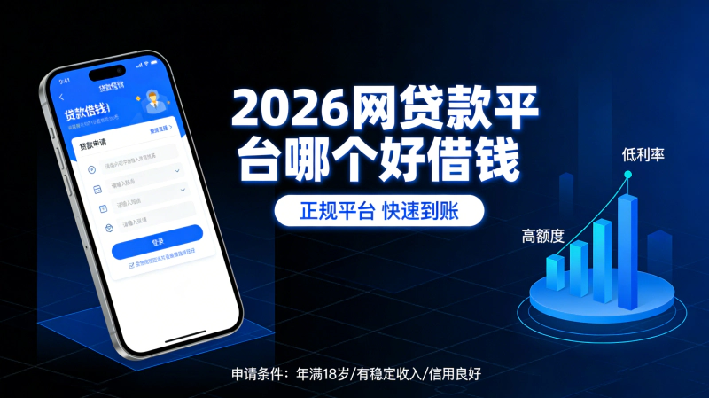 2026网贷款平台哪个好借钱？真实下款快+利率透明Top推荐
