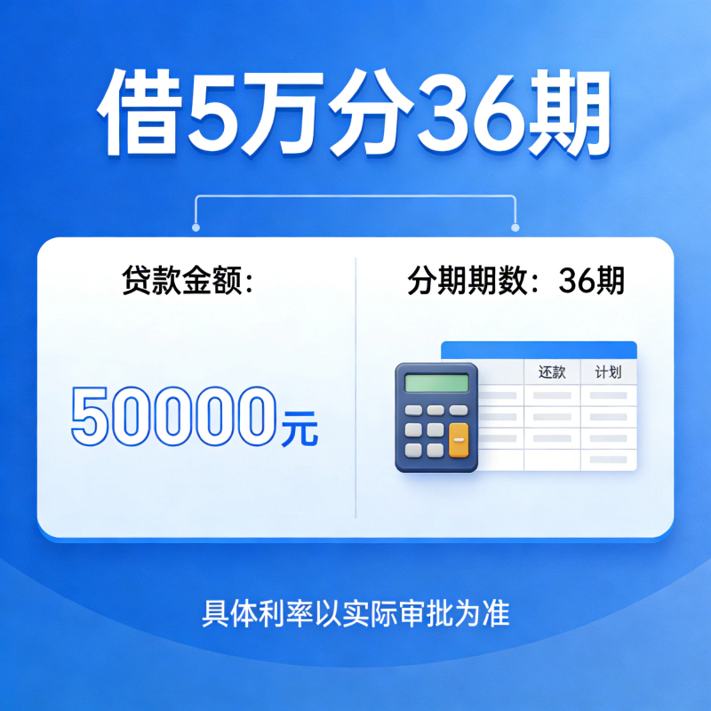 征信花了想借5万分36期？别被“不看征信”的幌子骗了，这几个口子才是真能下！